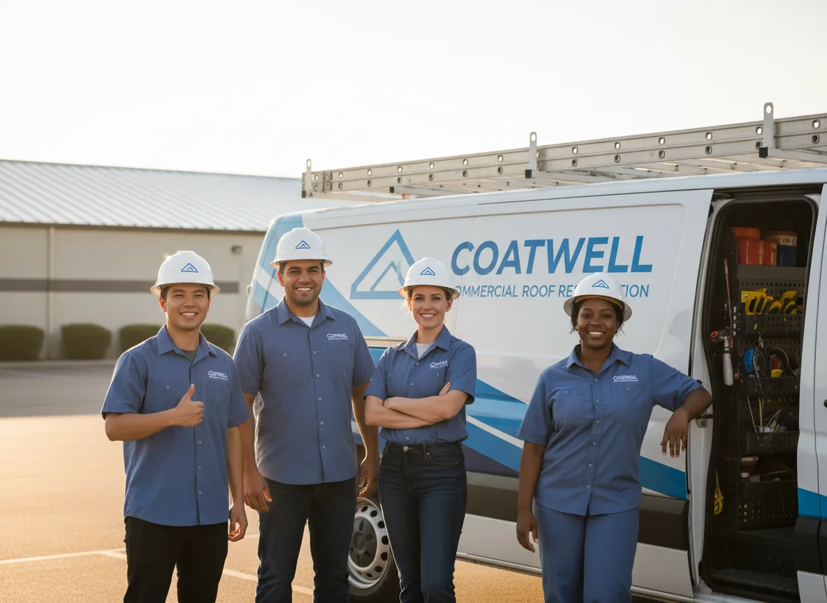 Commercial roof coating company in Gibson, IA